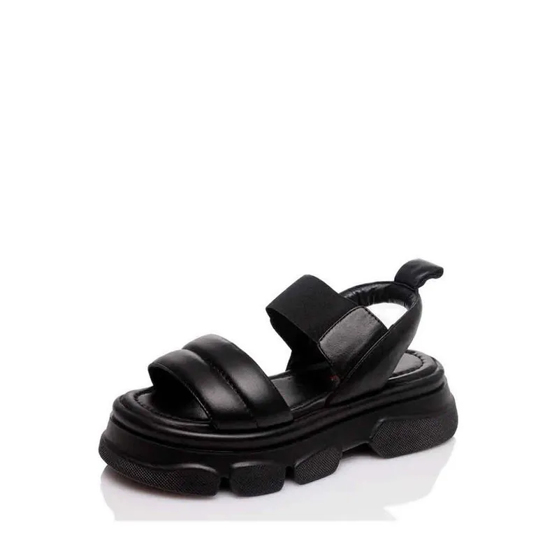 2852776 WOMEN'S PLATFORM SANDALS- BLACK