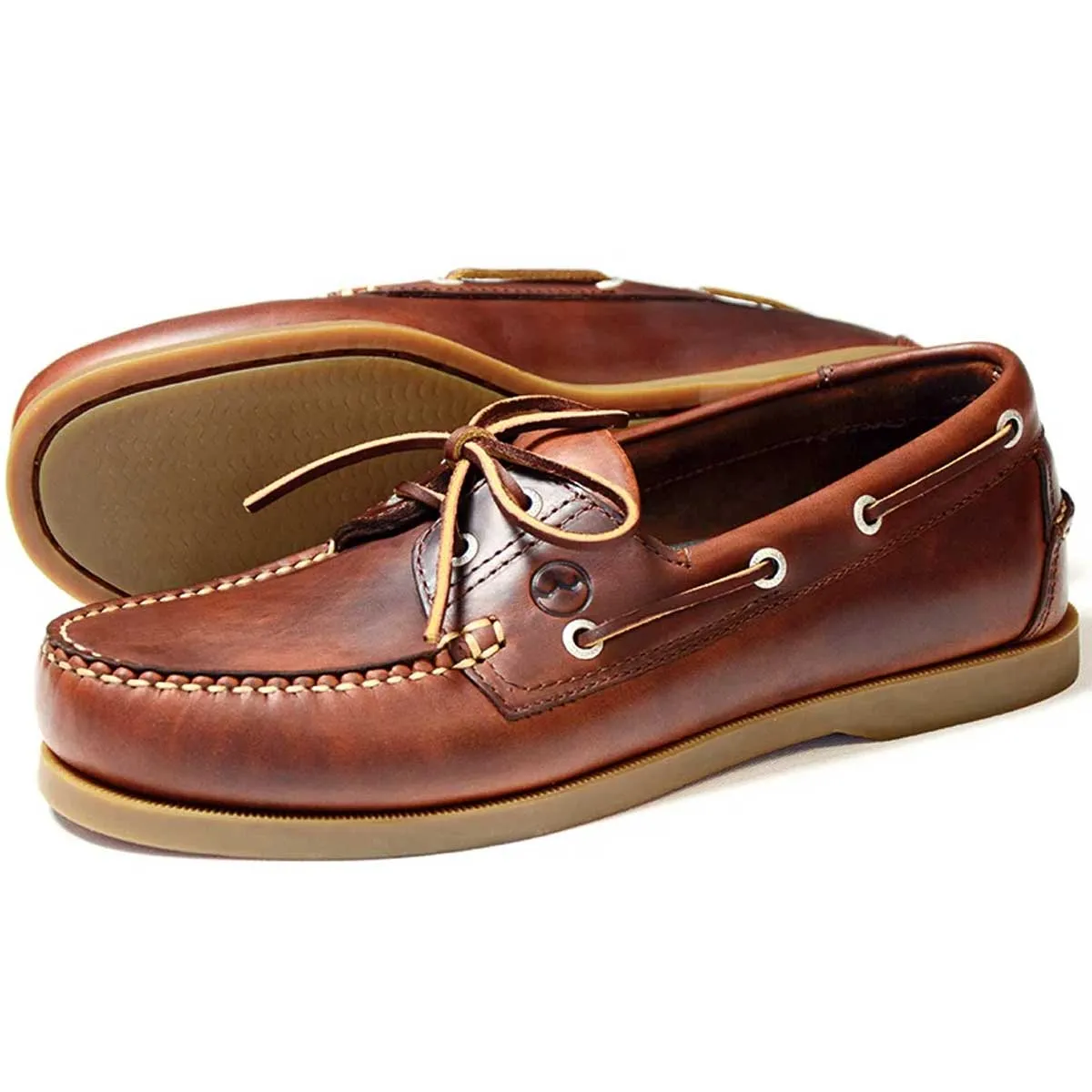 50% OFF ORCA BAY Ladies Creek Leather Deck Shoes - Saddle - Size: UK  8