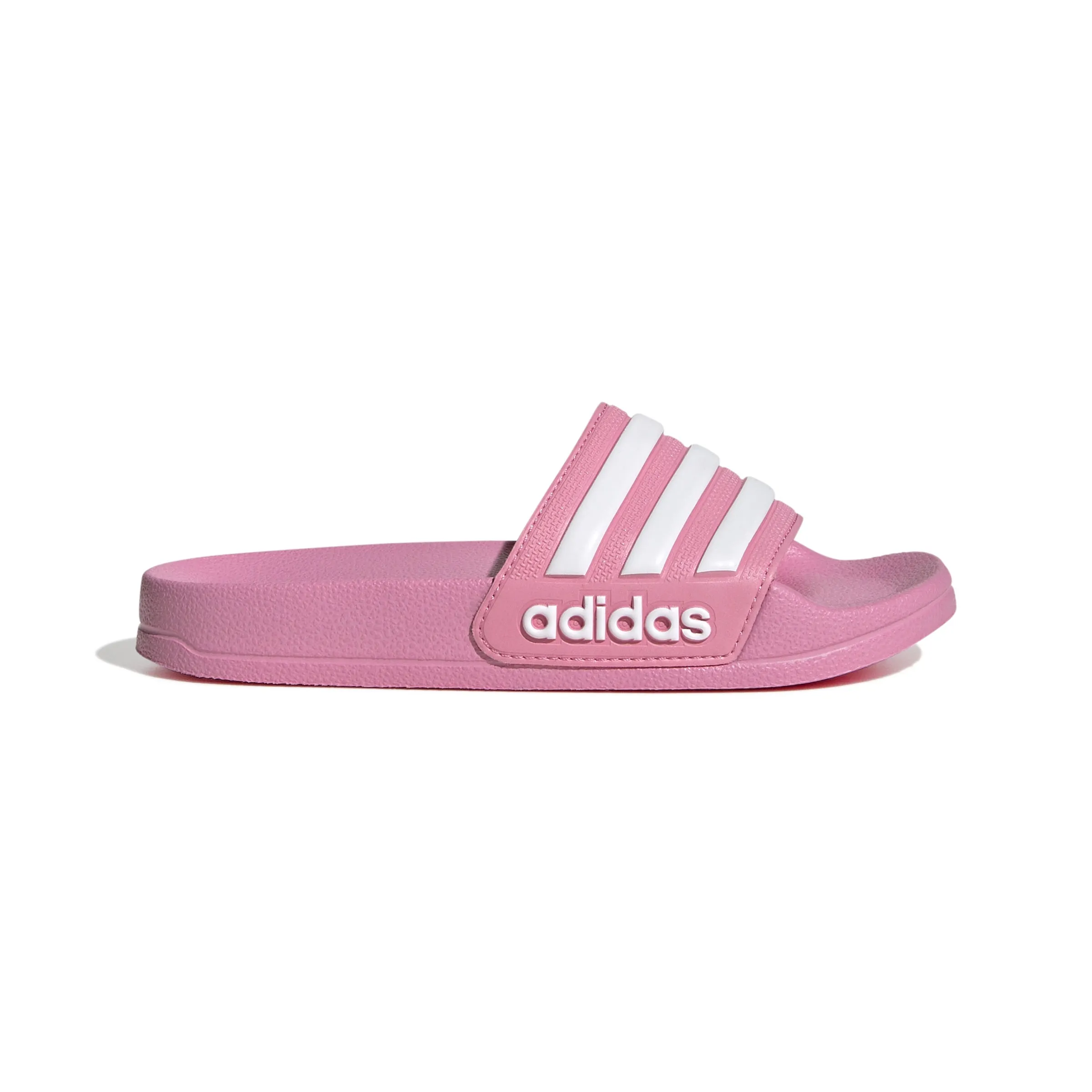 Adidas Kids Adilette Shower Slides - Bliss Pink/White