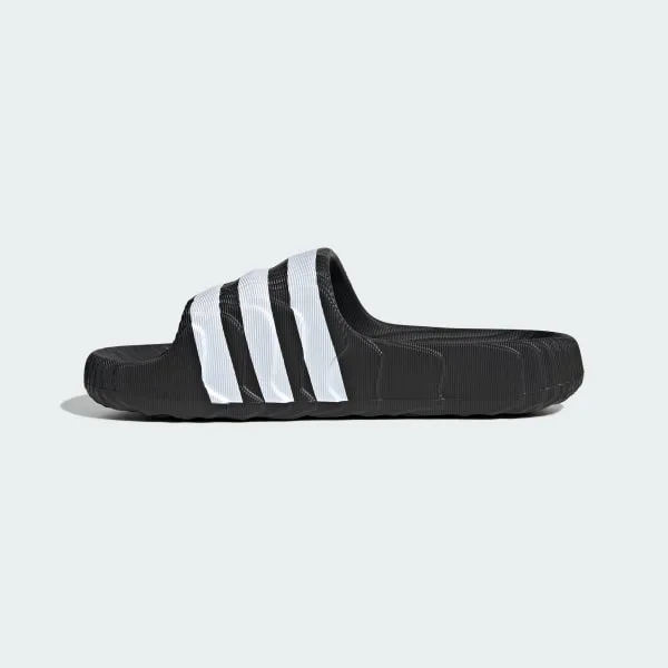 Adidas Men's Adilette 22 Slides - Core Black / Cloud White