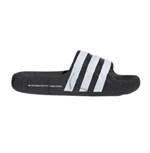 Adidas Men's Adilette 22 Slides - Core Black / Cloud White