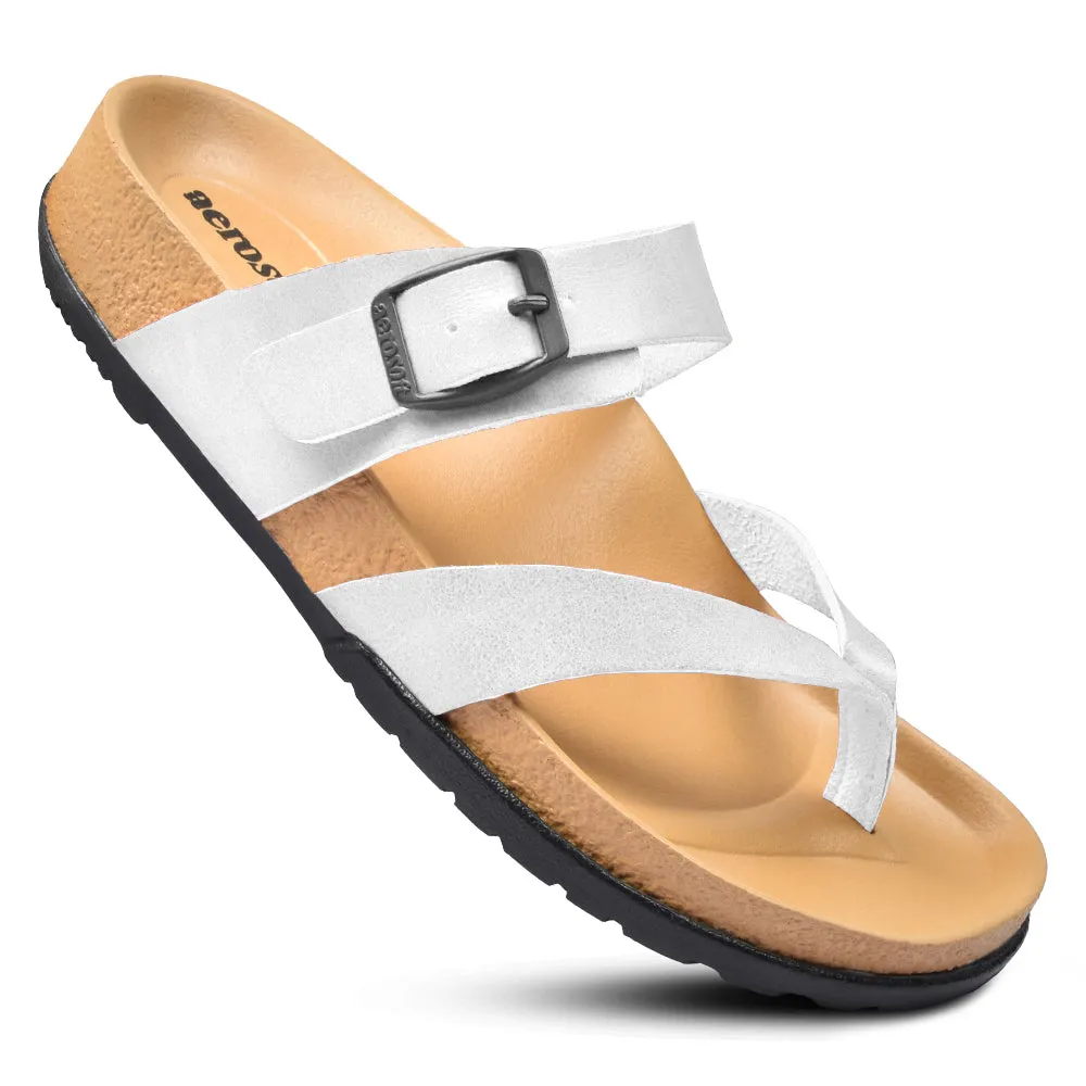 Aerosoft - Trini HL1202 Casual Fashion Comfortable Strap Slip On Sandals For Women