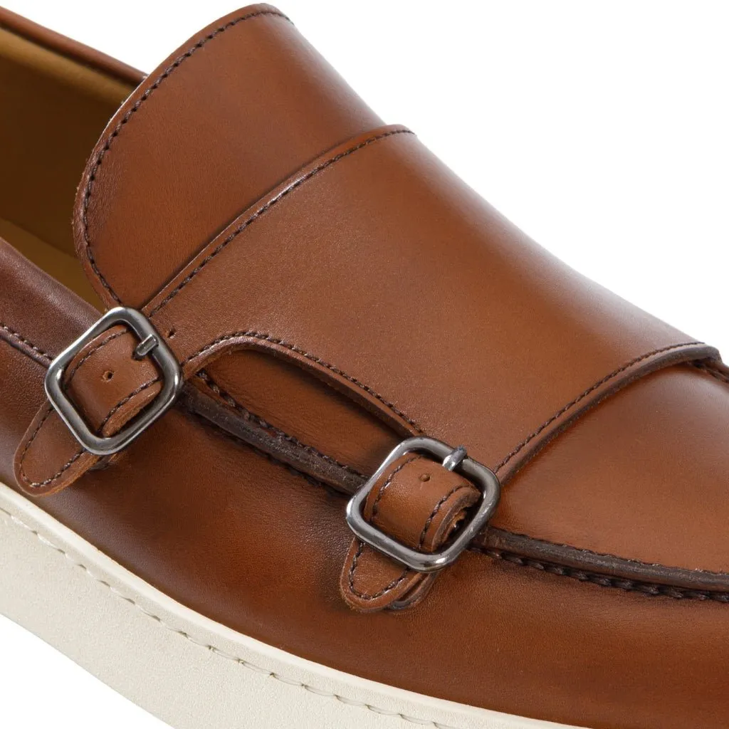 ARTIGIANO ROMA Calf Leather Sneaker BROWN