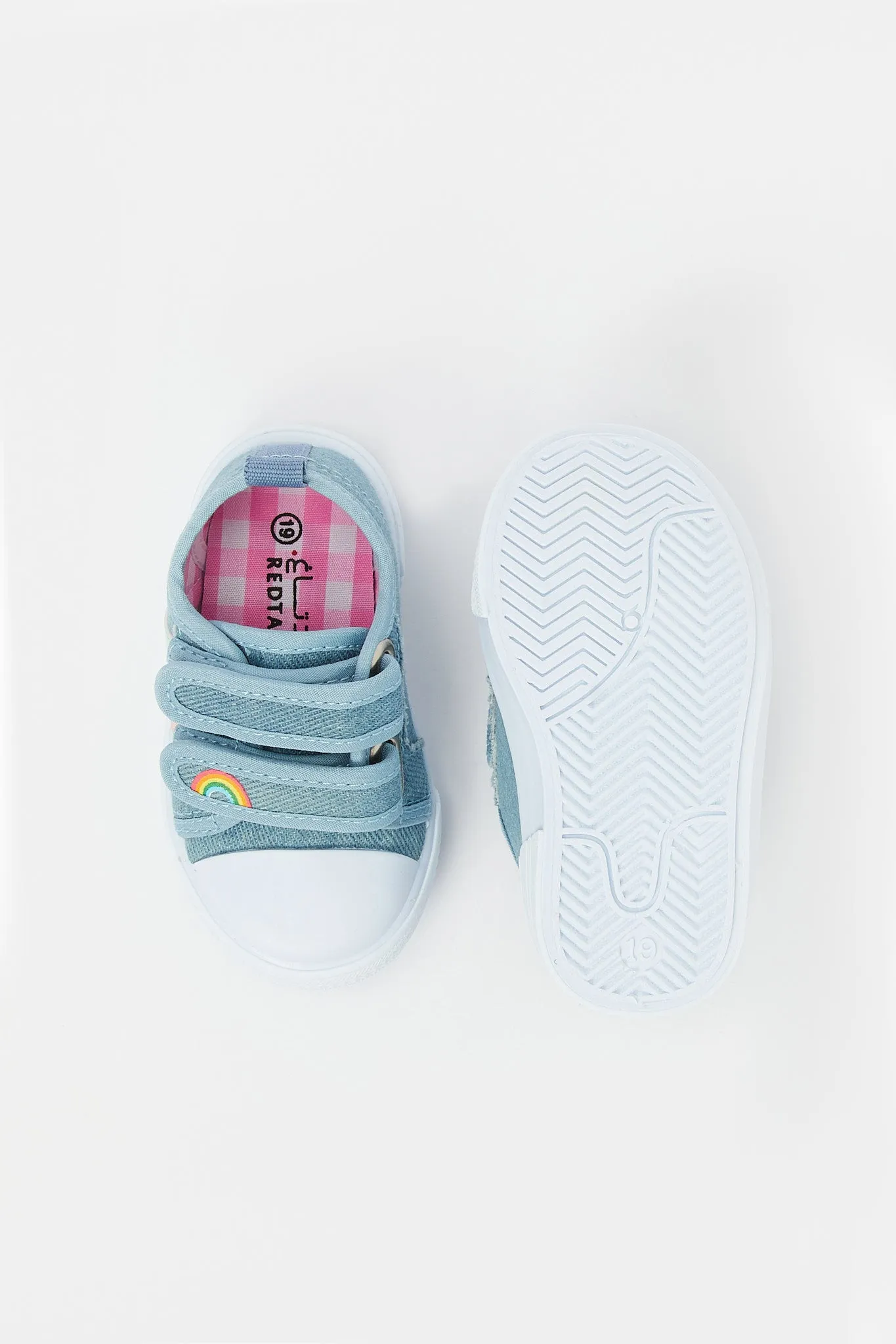 baby Girls Blue Denim Pump