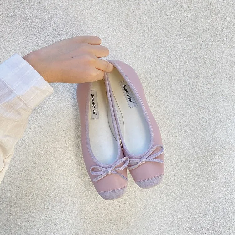 Ballet Core Bow Flats