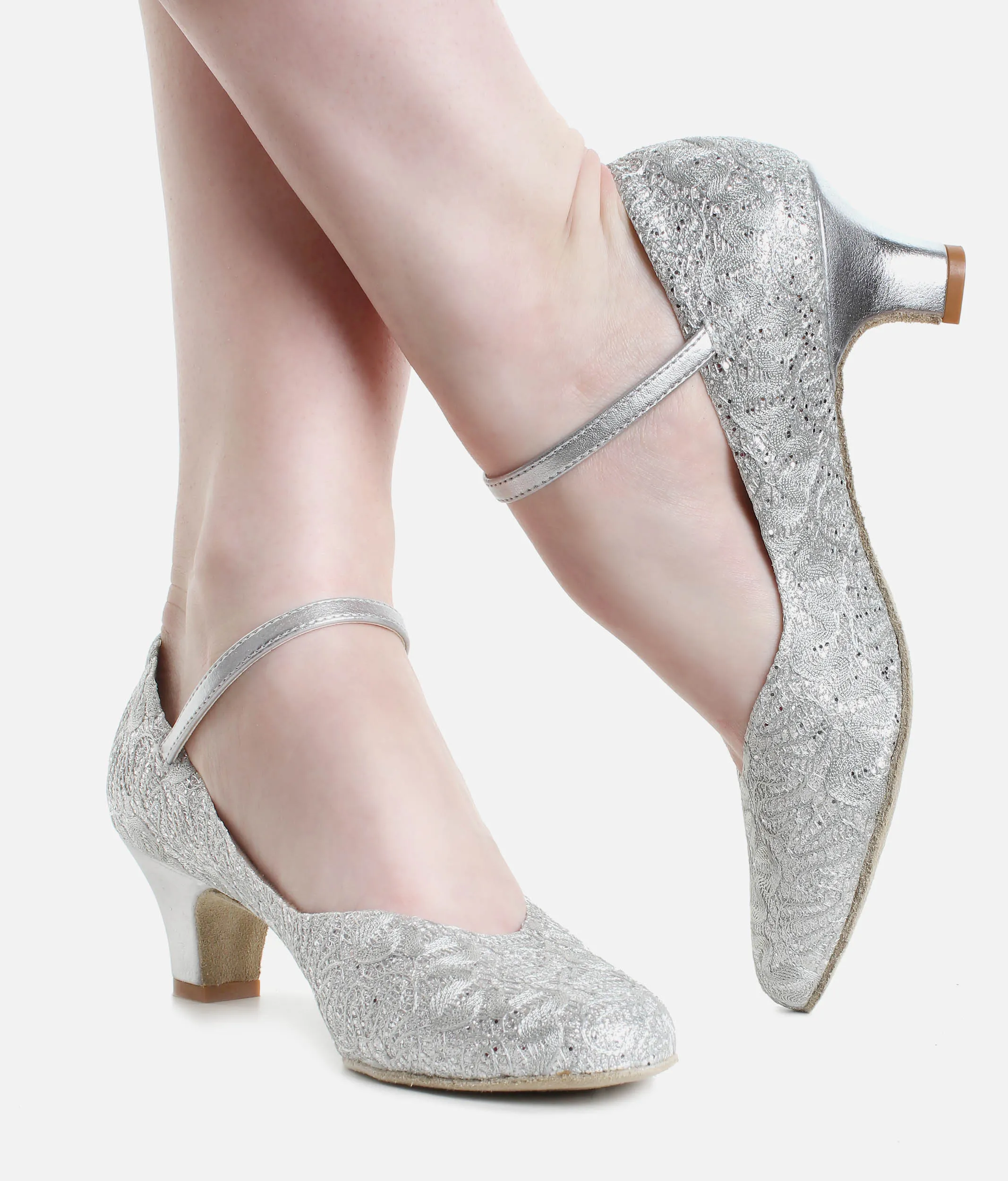 Ballroom Dance Shoes with Low Heels - BL116