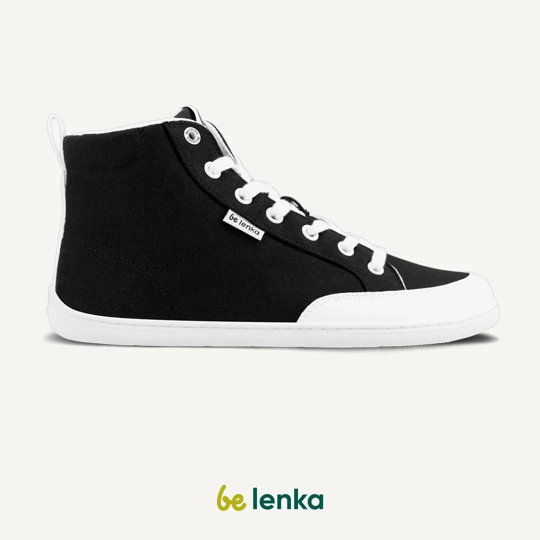 Barefoot Sneakers Be Lenka Rebound - High Top - Black & White CLEARANCE