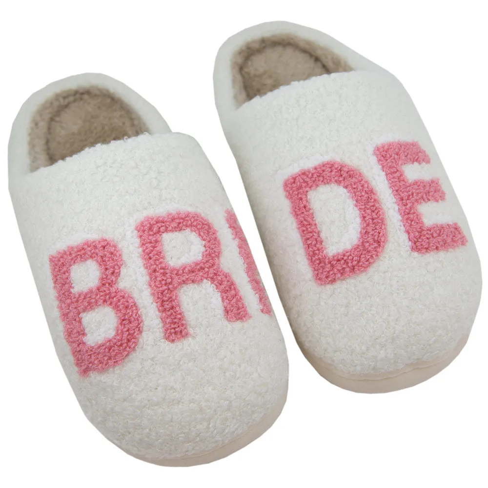 BRIDE Wholesale Fuzzy Slippers