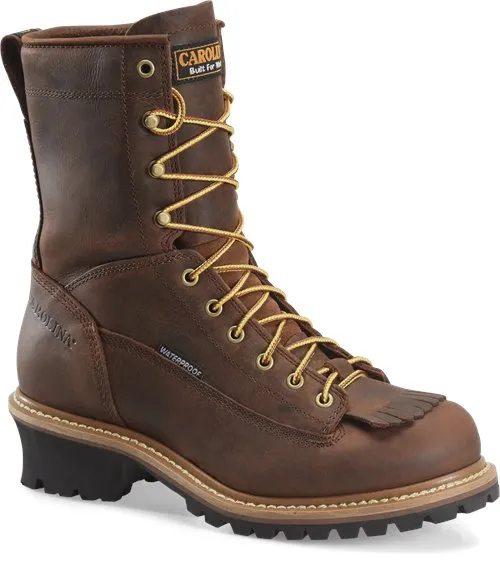 Carolina Men's 8” Waterproof Lace To Toe Logger Boot - CA8824