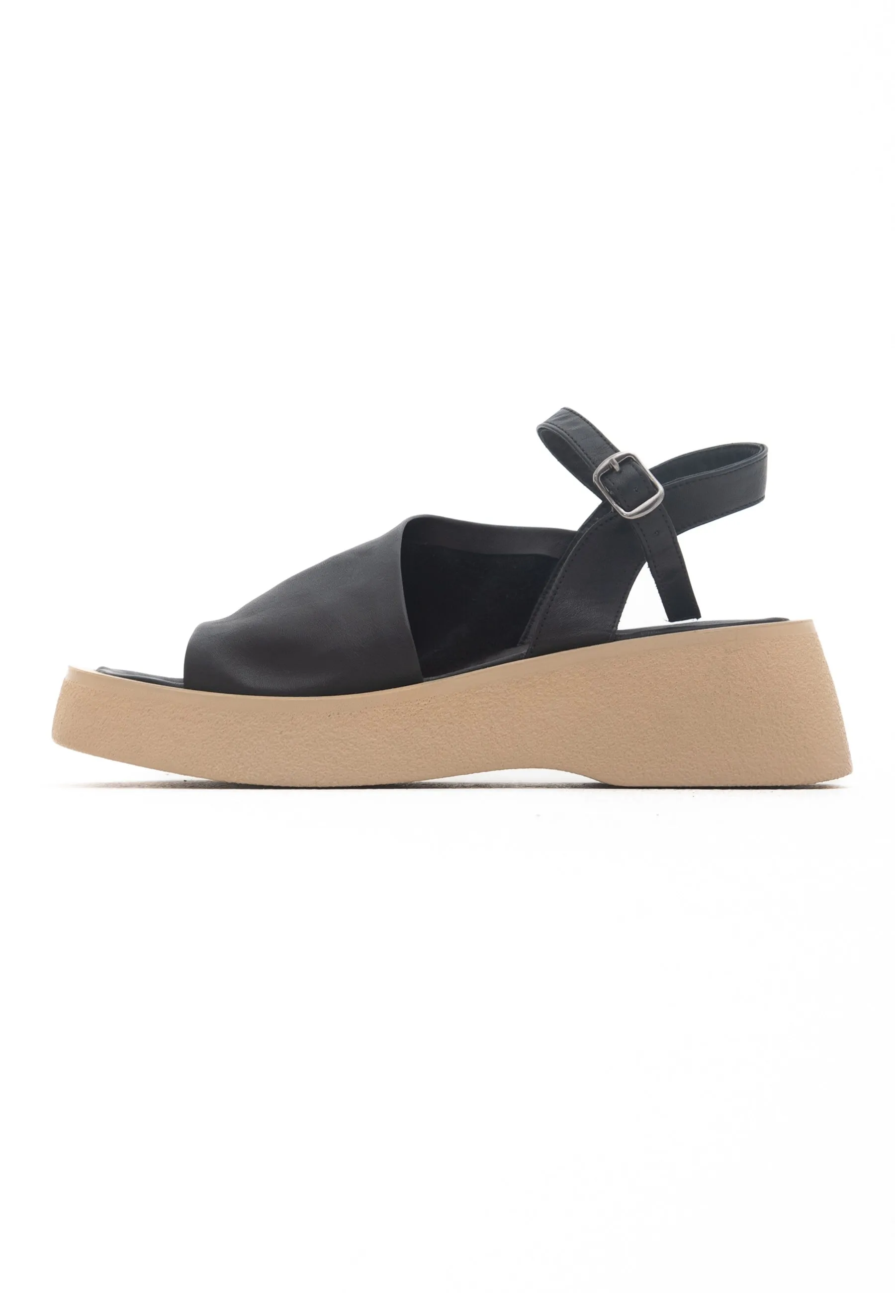 Casual Platform Sandals - Black