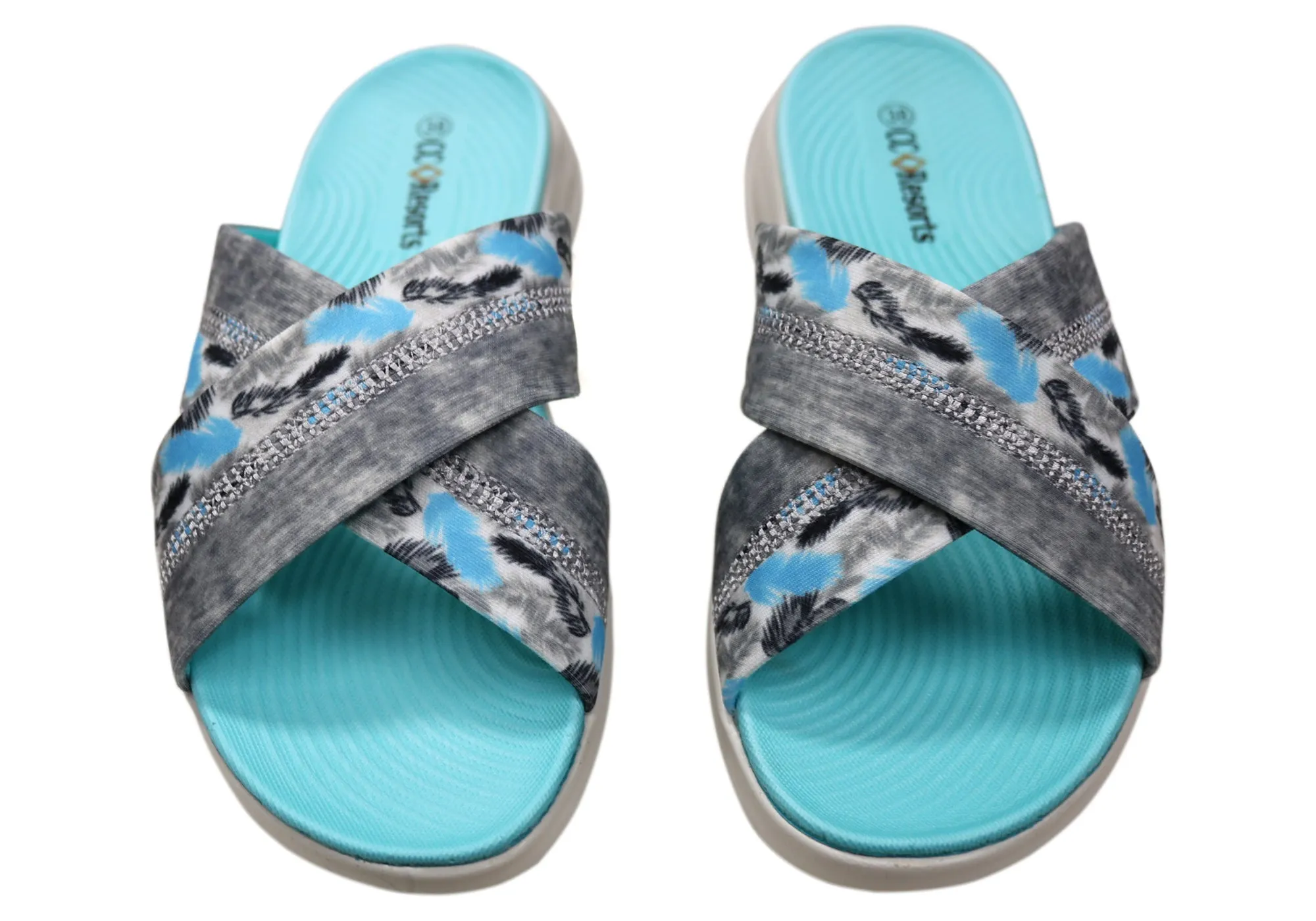 CC Resorts Fizz Womens Comfortable Slides Sandals