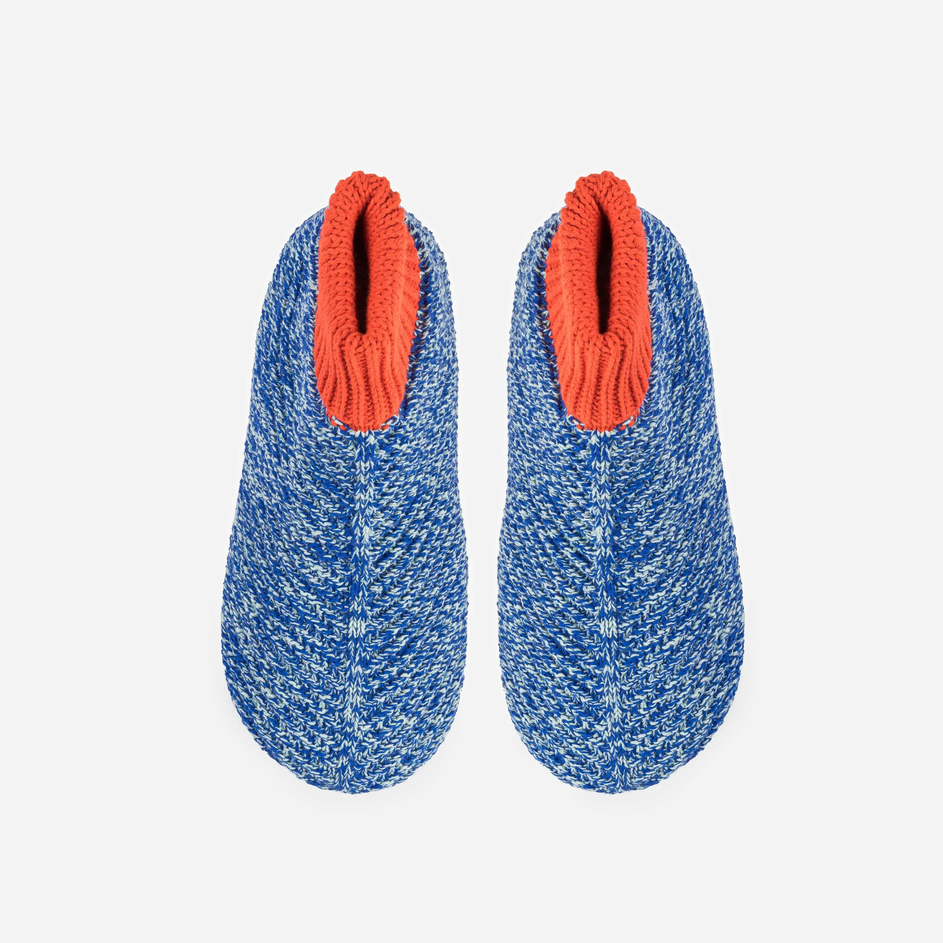 Chevron Knit Bootie Slippers