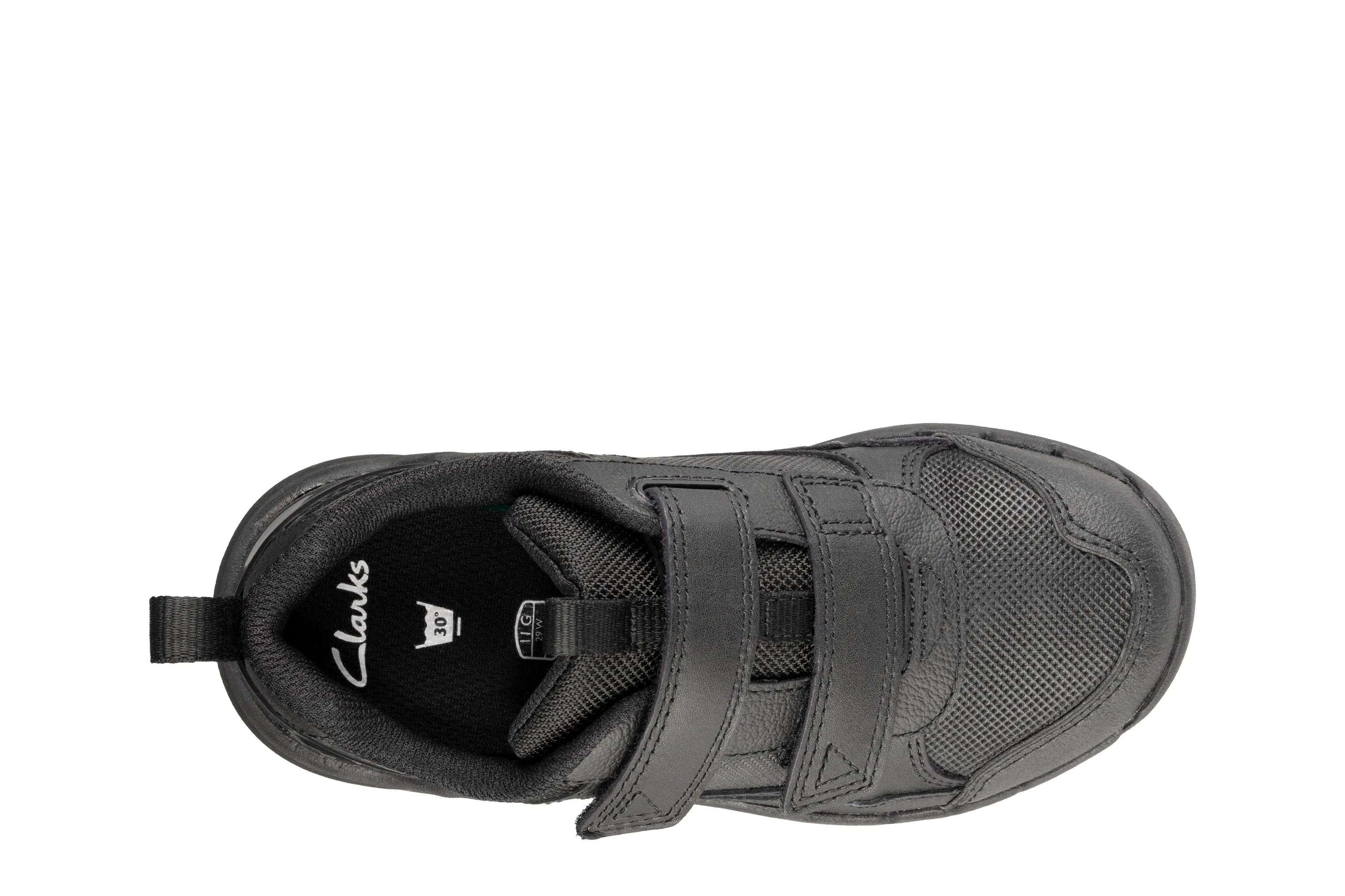 Clarks Orbit Sprint K Black Leather