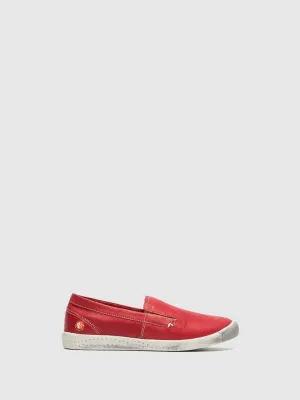 Crimson Slip-on Trainers