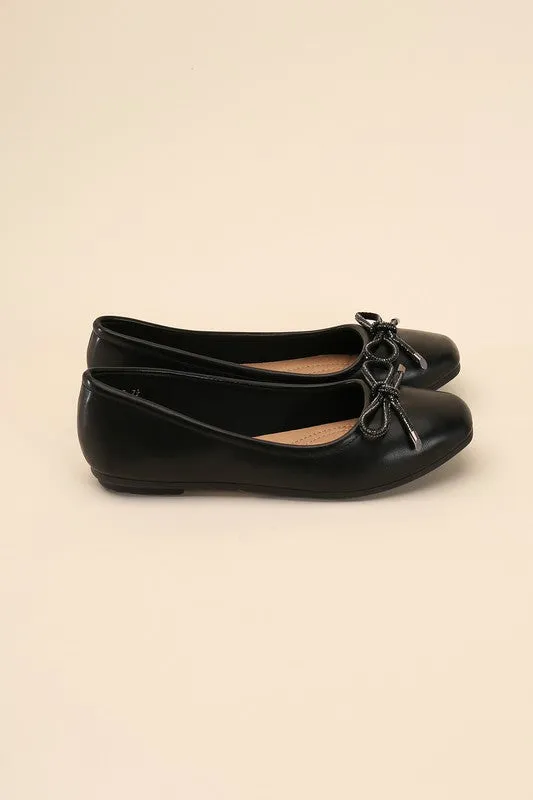 DOROTHY-77 Bow Ballet Flats