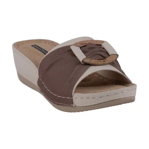 Ellen White Hardware Comfort Wedge Sandals