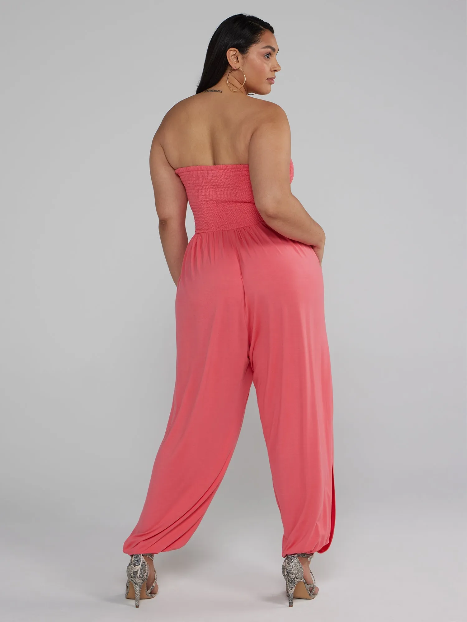 Fashion To Figure - Trinity Side Slit Leg Jumpsuit