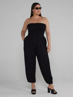 Fashion To Figure - Trinity Side Slit Leg Jumpsuit