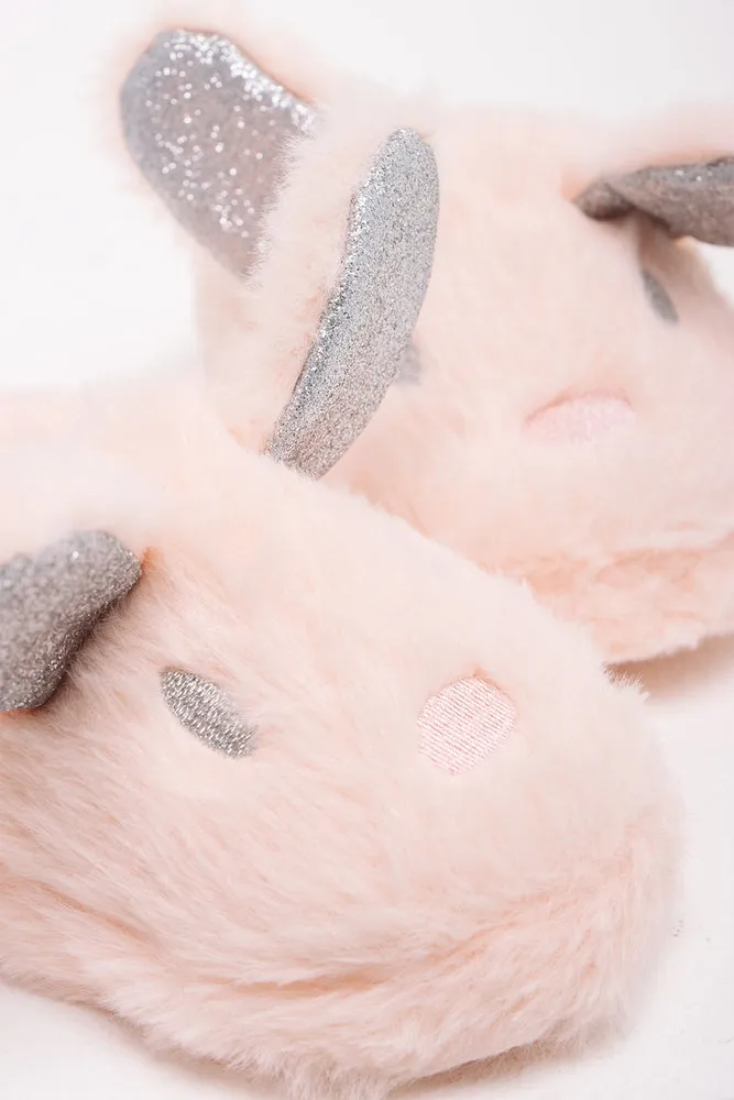 Fluffy Bunny Slipper