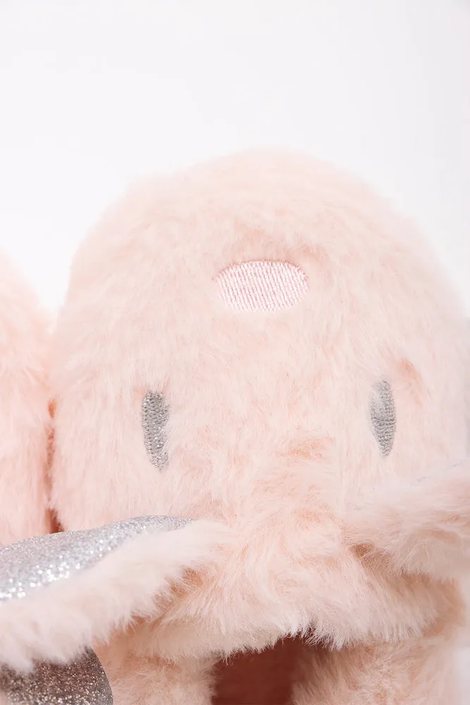 Fluffy Bunny Slipper