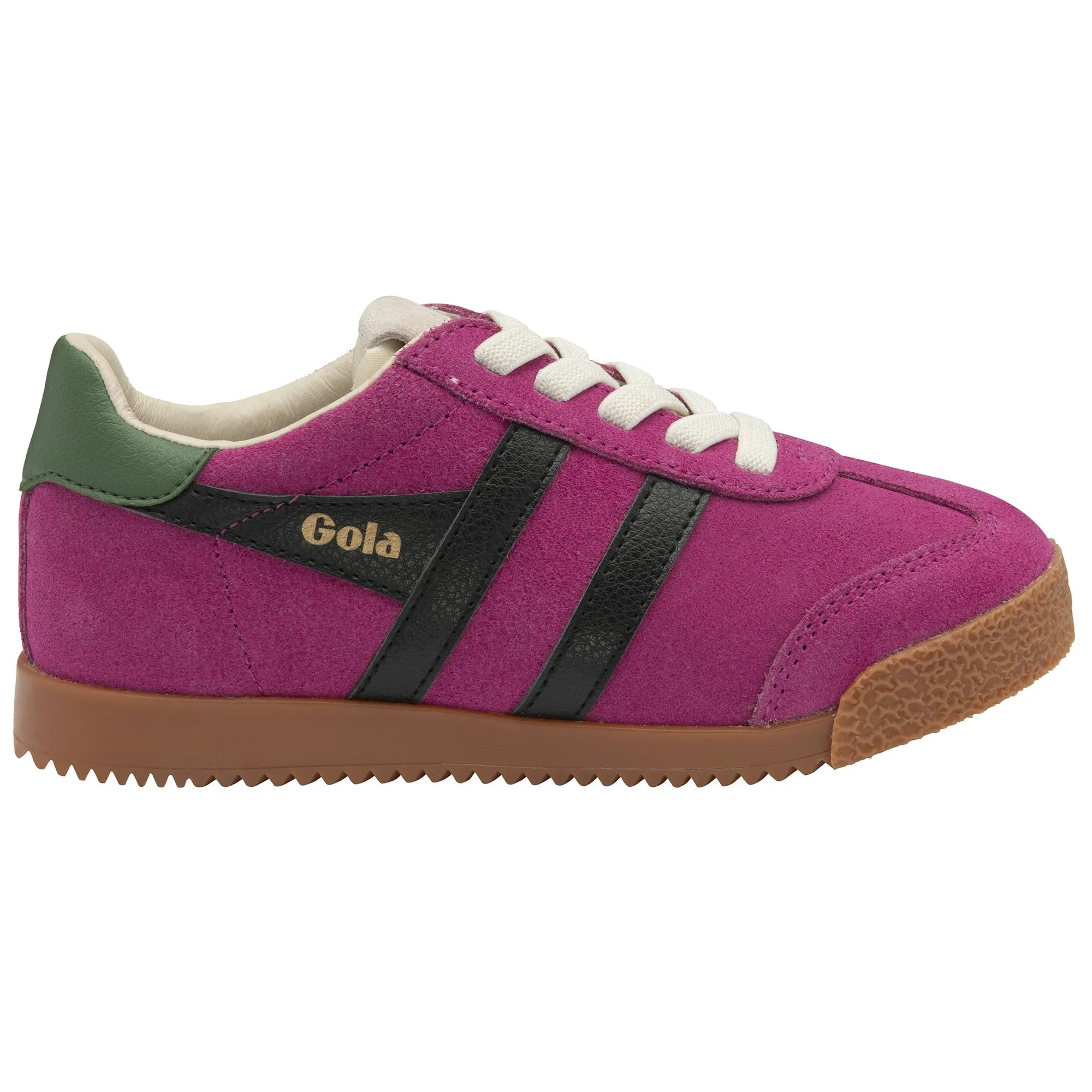 Gola Girls Elan Trainer Fuchsia/Black/Evergreen