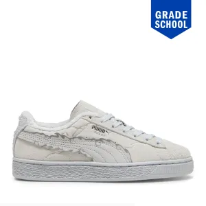 Grade School Puma X One Piece Suede  'Gear 5 Luffy' - Feather Grey/Platinum Grey