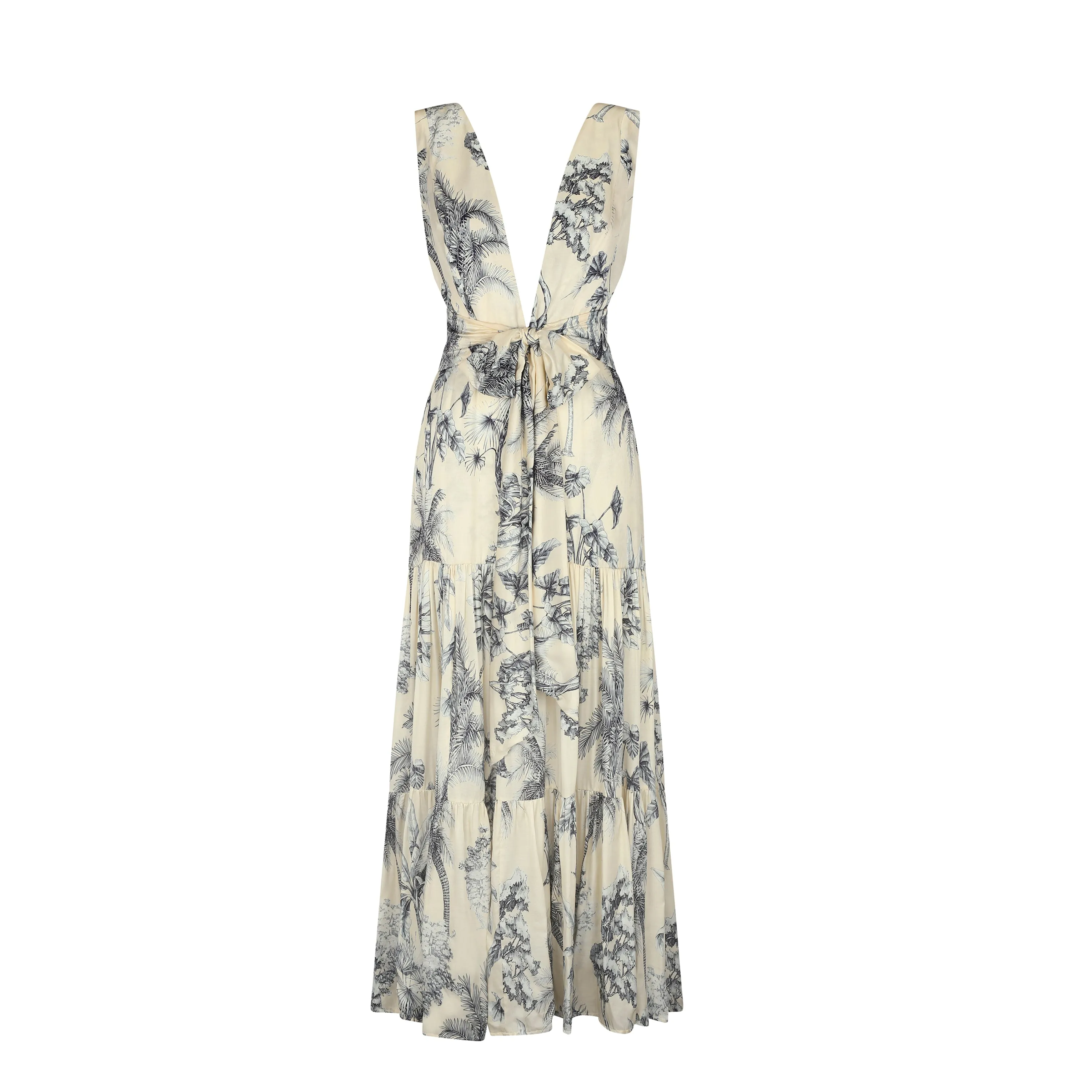 Grasse maxi floral dress by Aguaclara