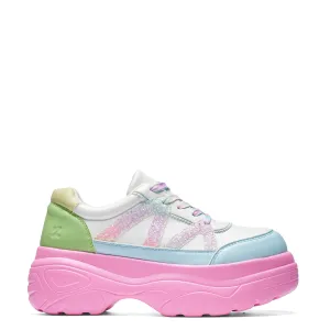 Gummy Glow Worm Chunky Trainers - Multicolor