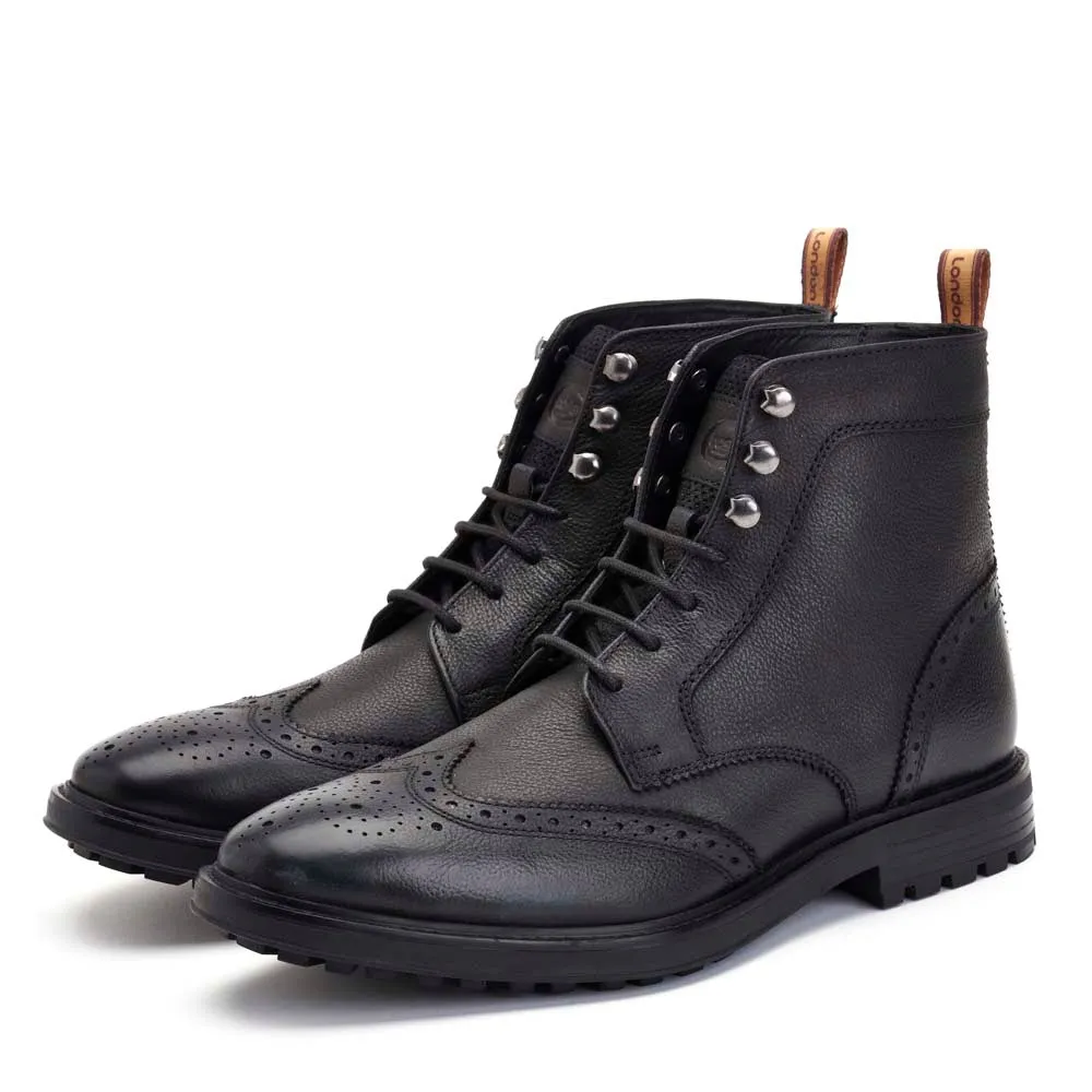 Hemlock Grain Brogue Boots