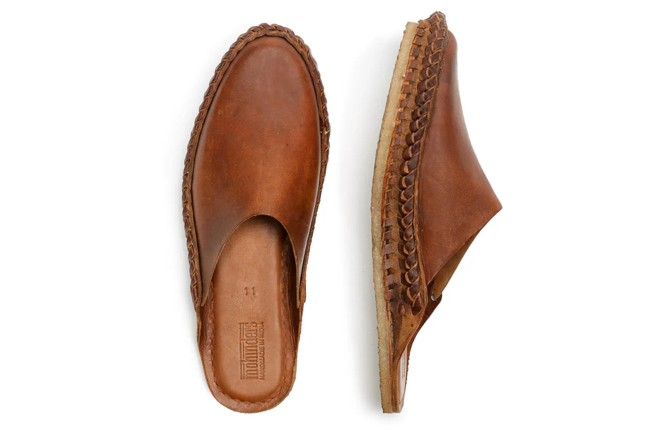 Heritage Solid City Slipper in Walnut