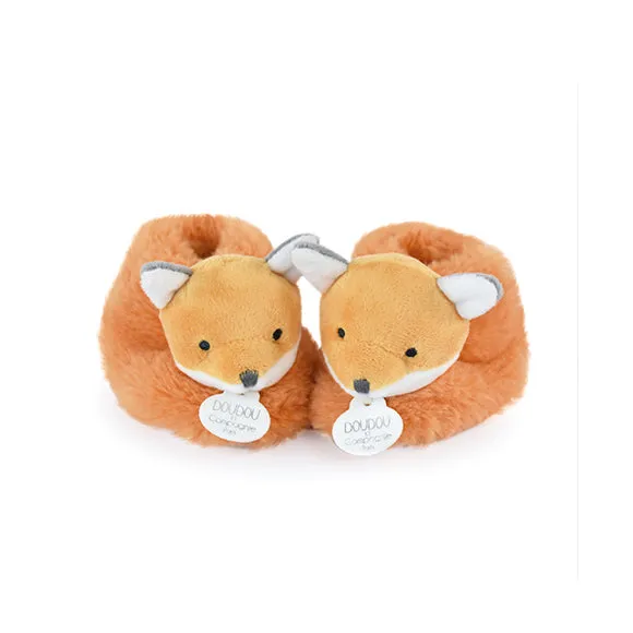 Histoire d'Ours Renard Slippers 0-6 Months