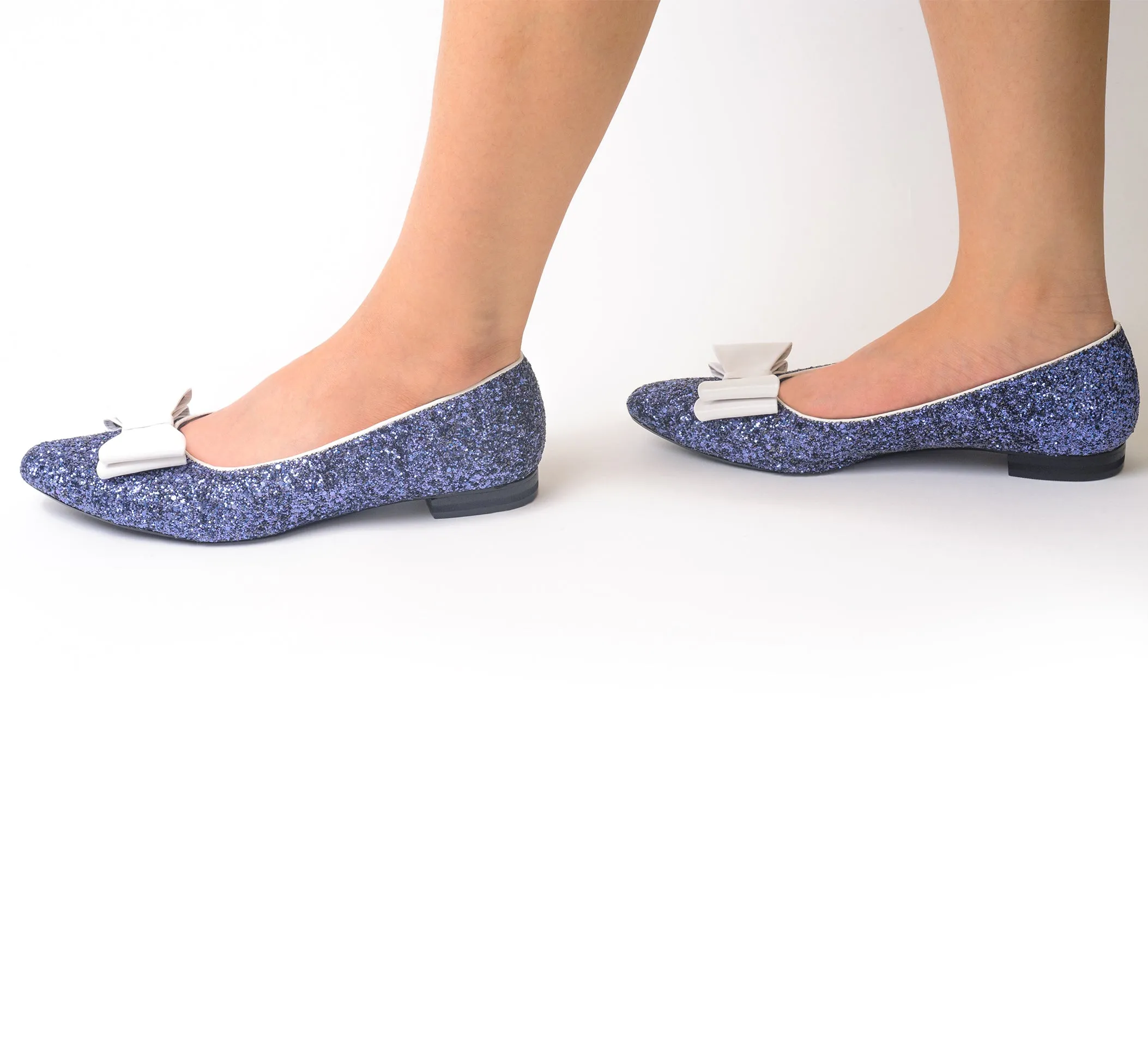 Inara Flats - Sparkly Blue