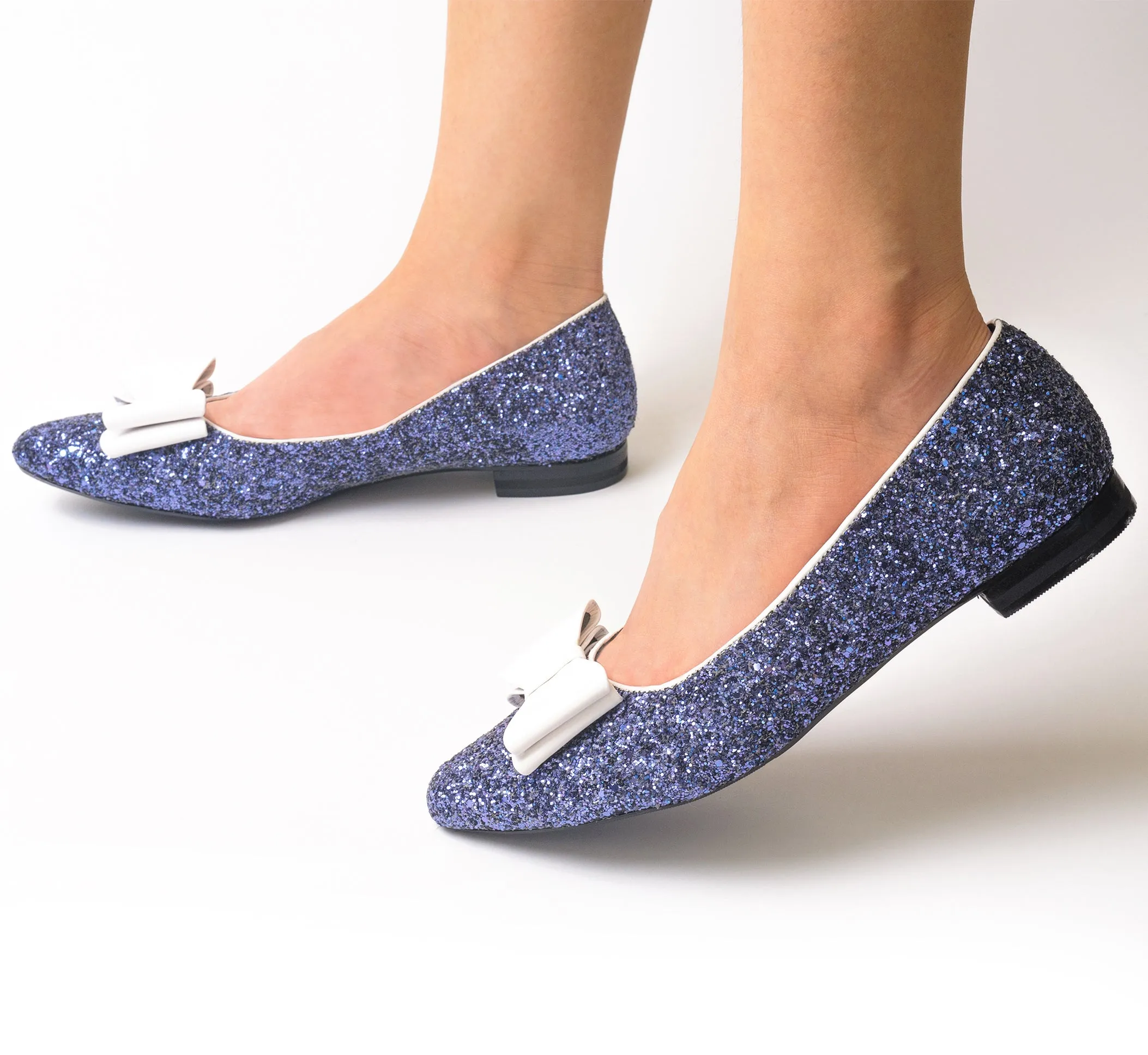 Inara Flats - Sparkly Blue