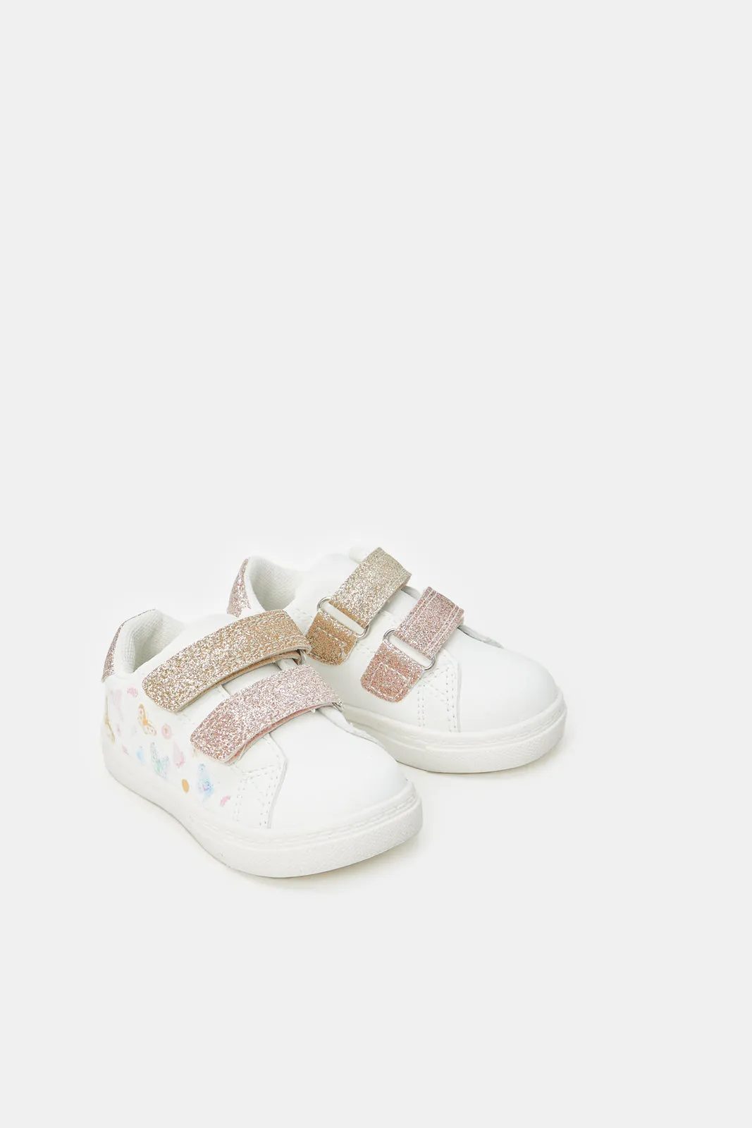 Infant Girls White Butterfly Sneaker