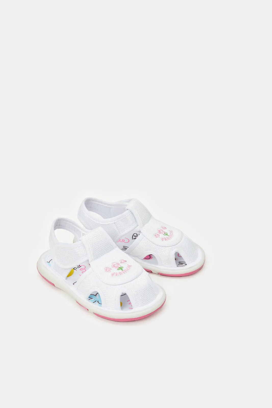 Infant Girls White Pump