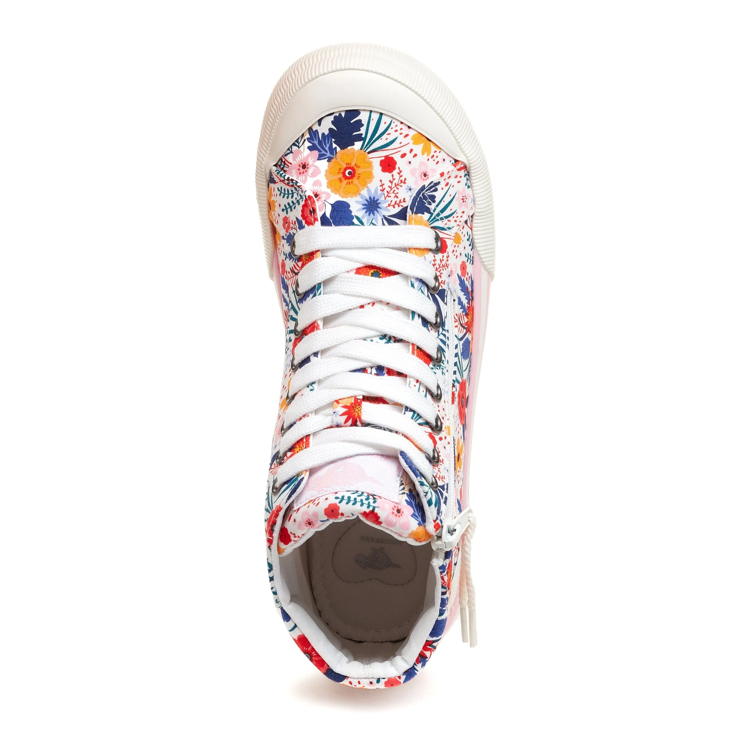 Jazzin Bright Floral High Top Trainers