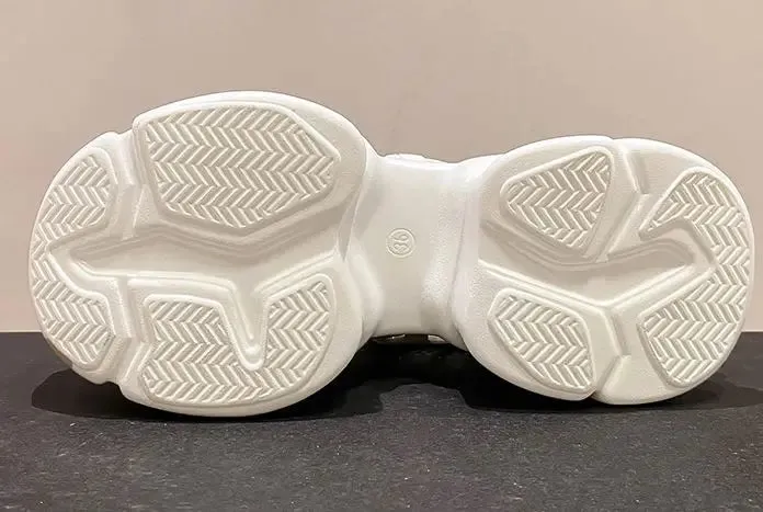 Joskaa 2024 New White Platform Chunky Sneakers