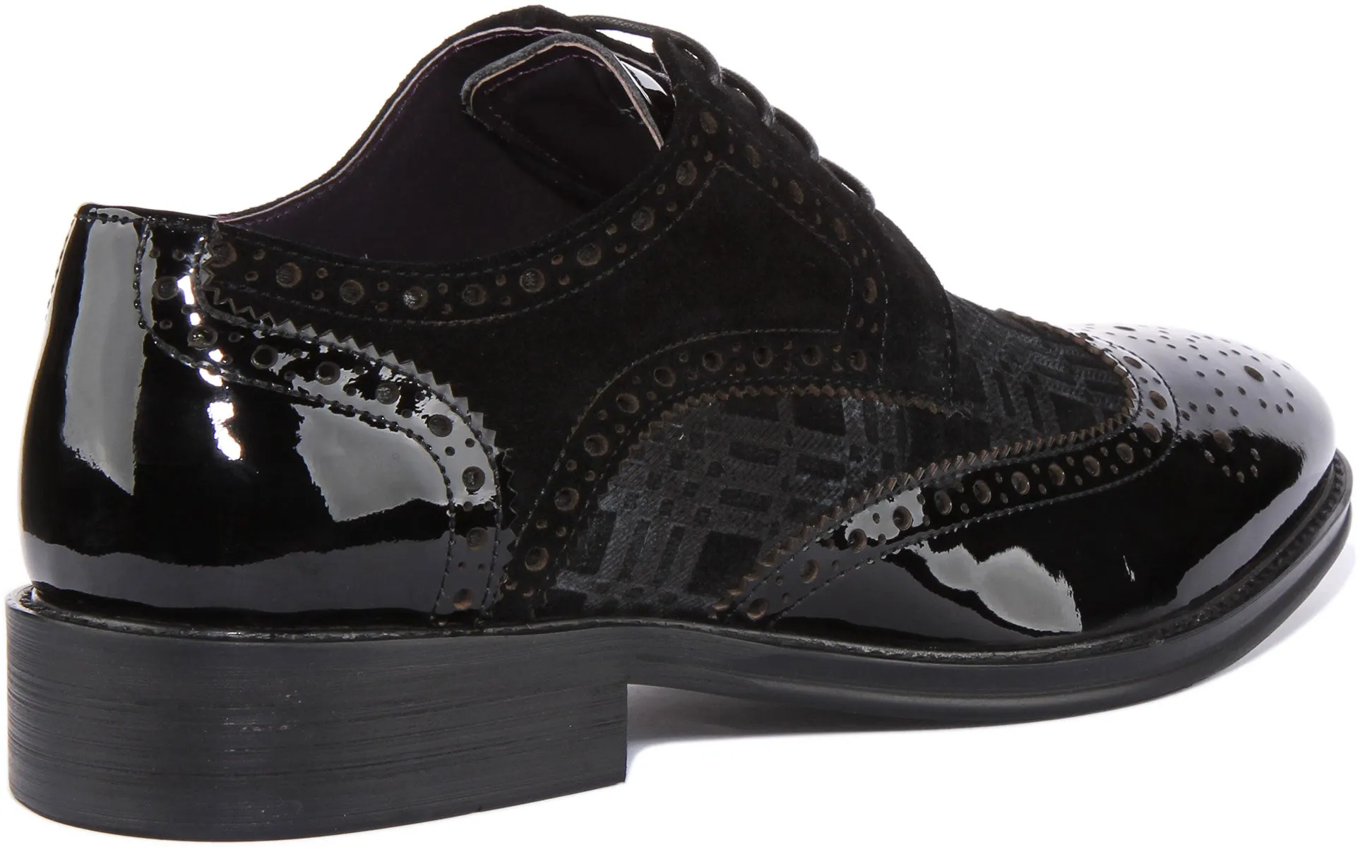 Justinreess England Alex In Black Patent For Men