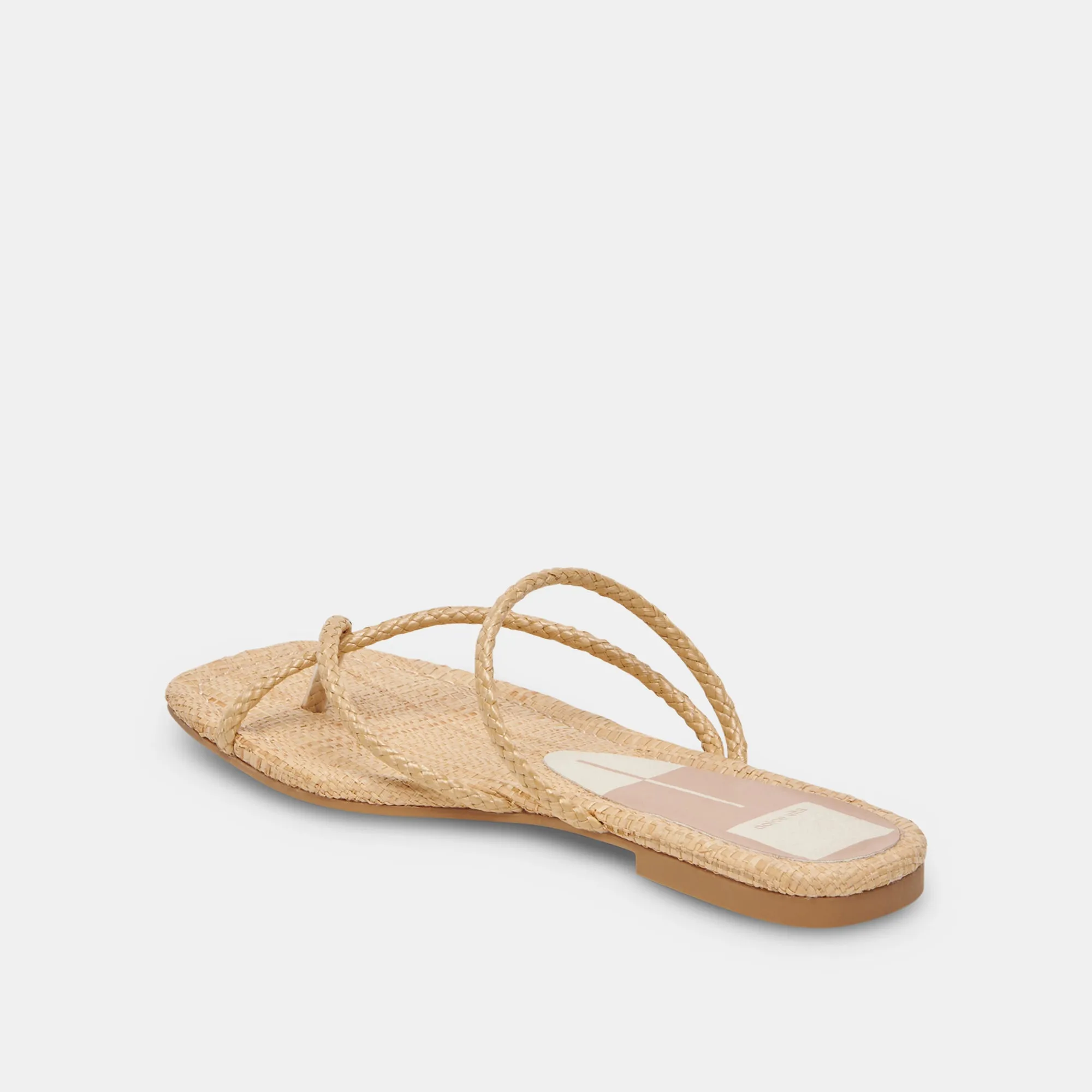 LEANNA SANDALS LT NATURAL RAFFIA