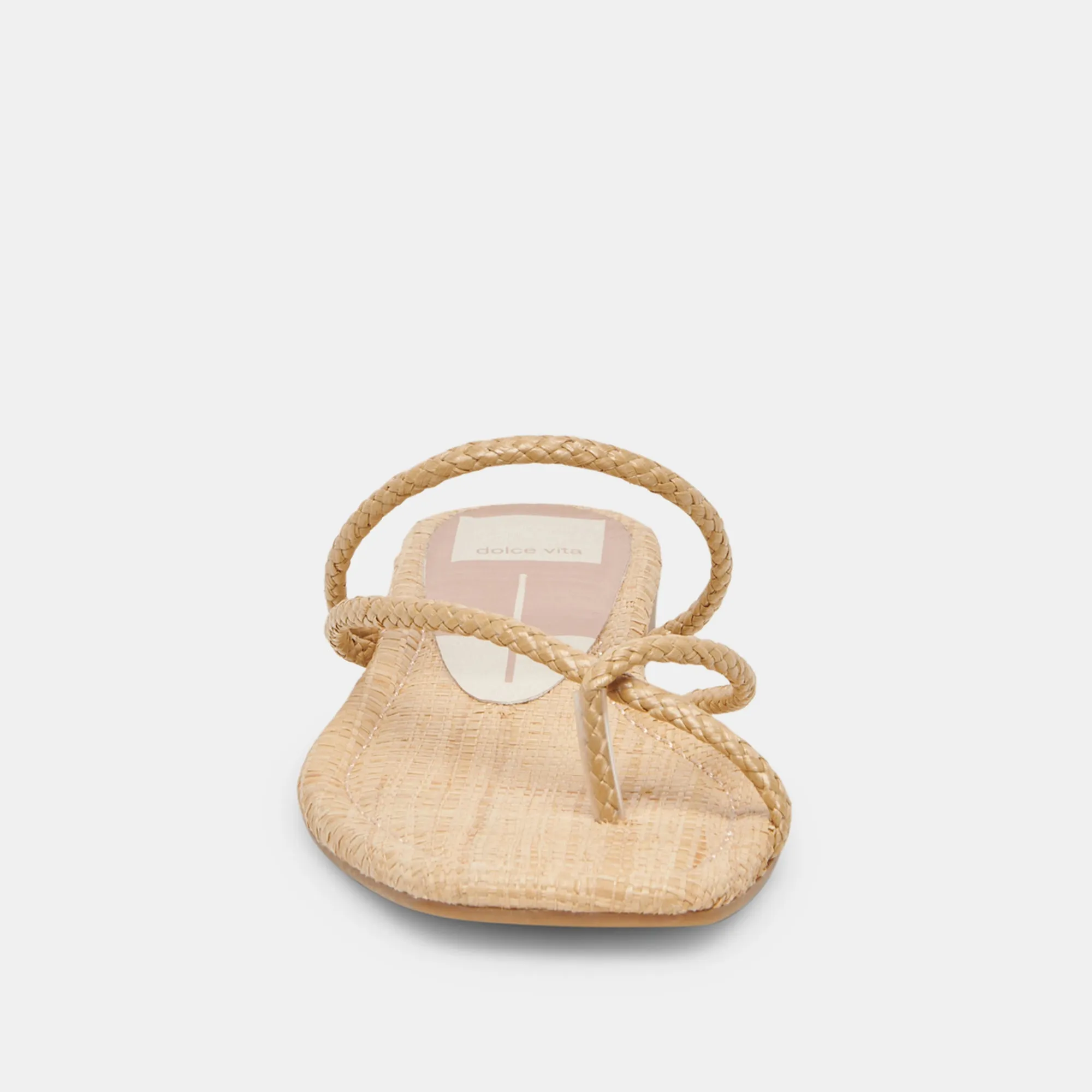 LEANNA SANDALS LT NATURAL RAFFIA