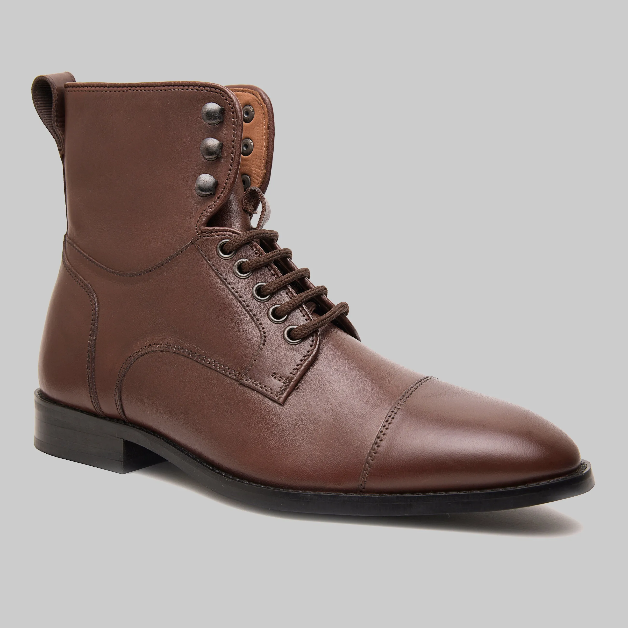 Lucian Cap Toe Dress Combat Boots