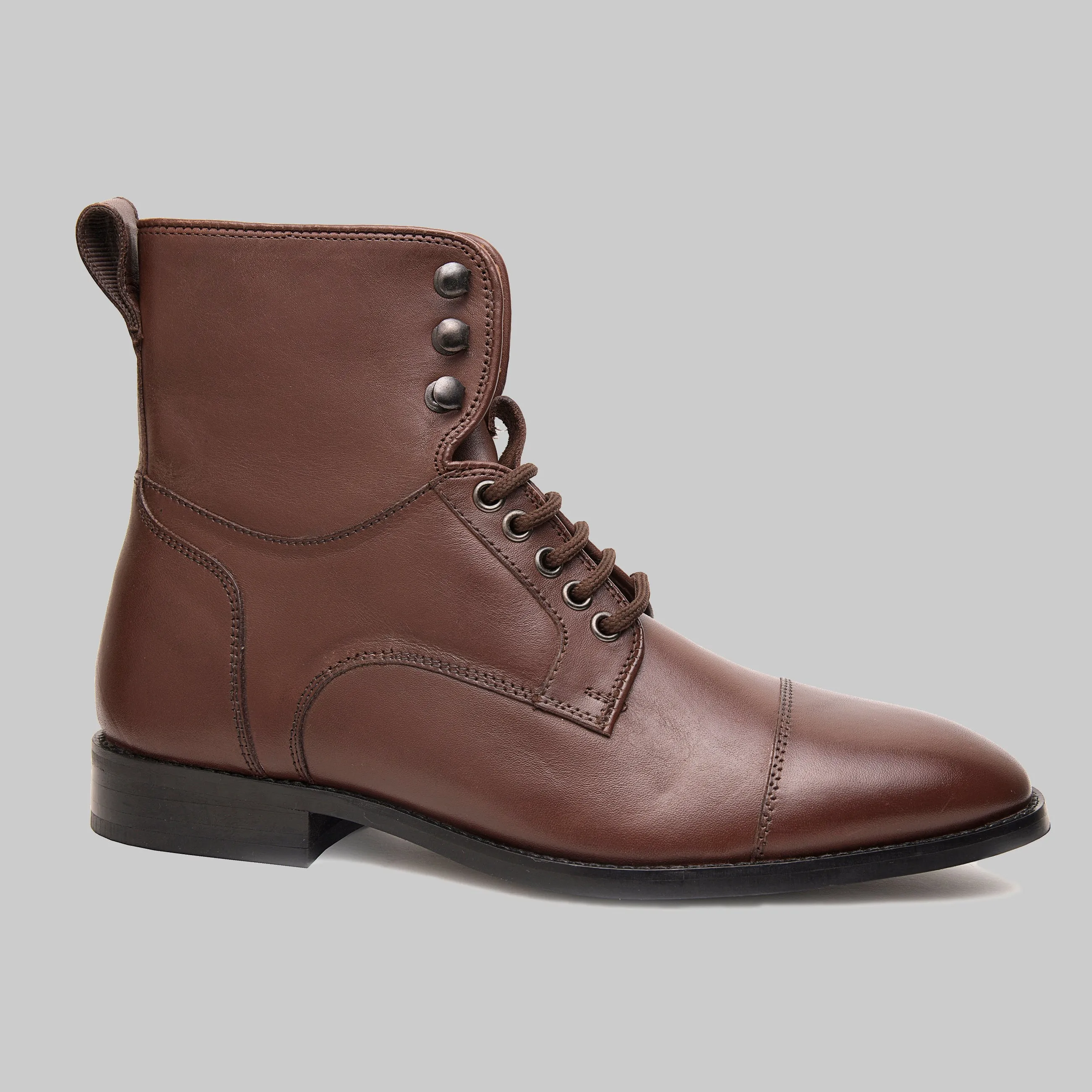 Lucian Cap Toe Dress Combat Boots