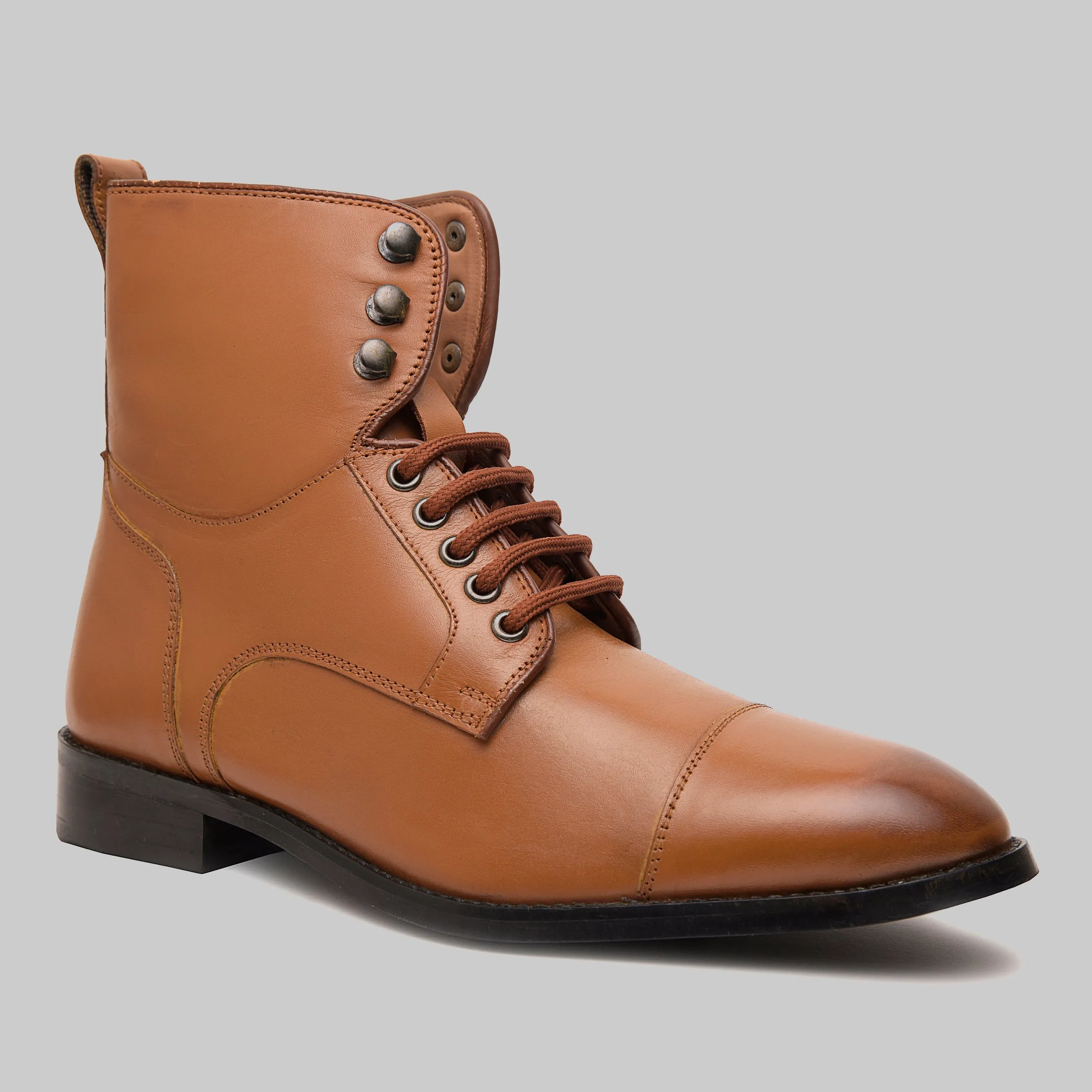 Lucian Cap Toe Dress Combat Boots