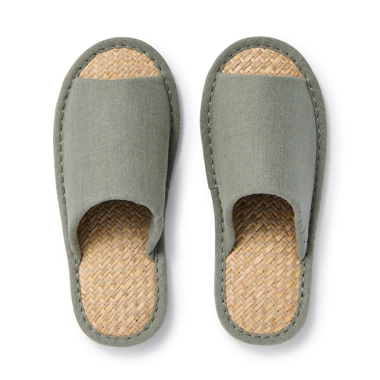 Malay Grass Open Toe Slippers