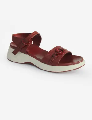 Maroon | Wedge Sandal for women