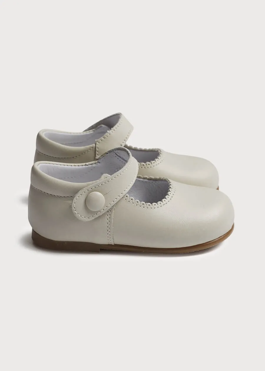 Mary Jane Baby Shoes in Ivory