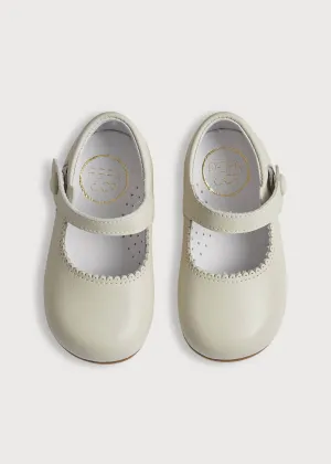 Mary Jane Baby Shoes in Ivory