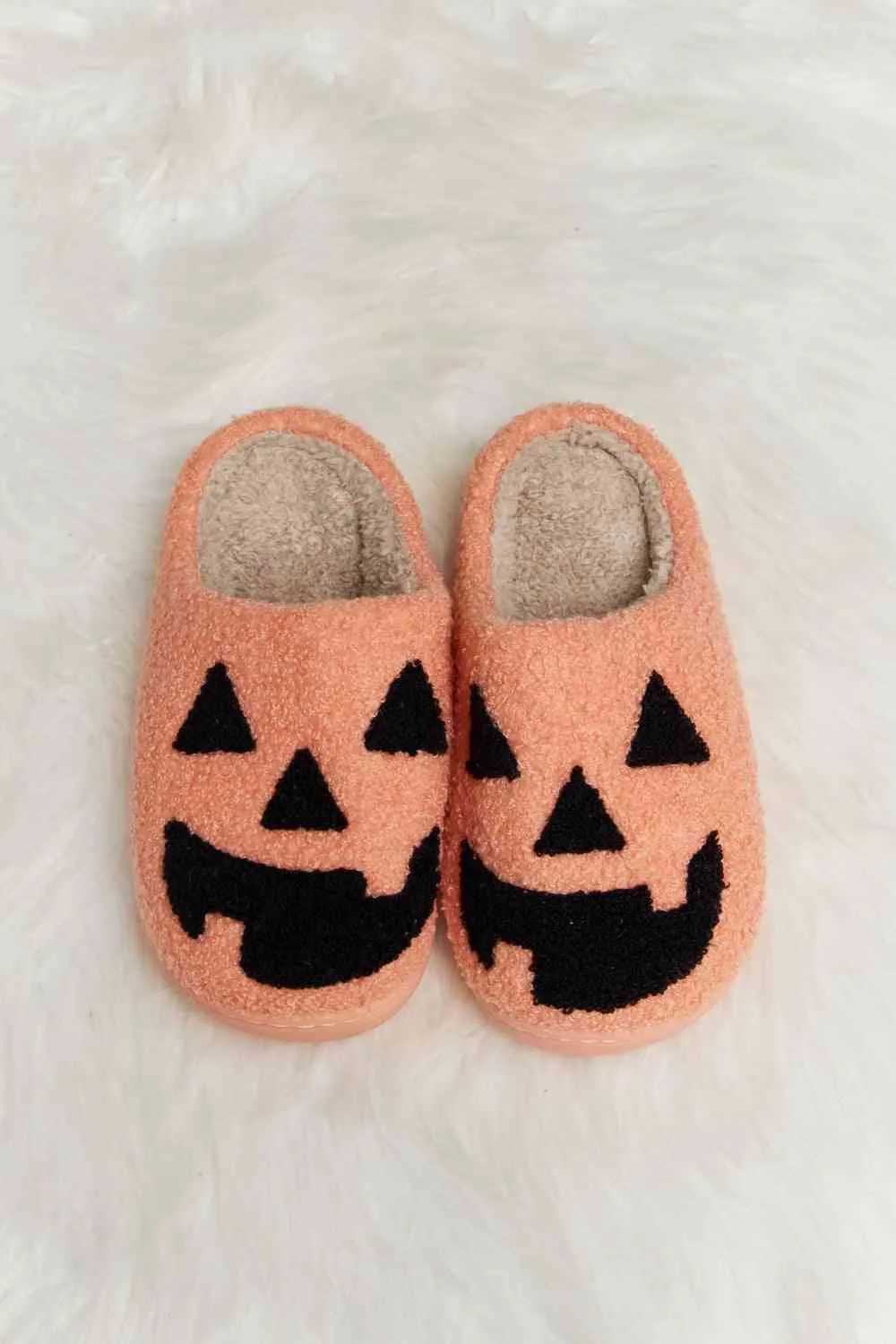 Melody Strawberry Printed Plush Slide Slippers