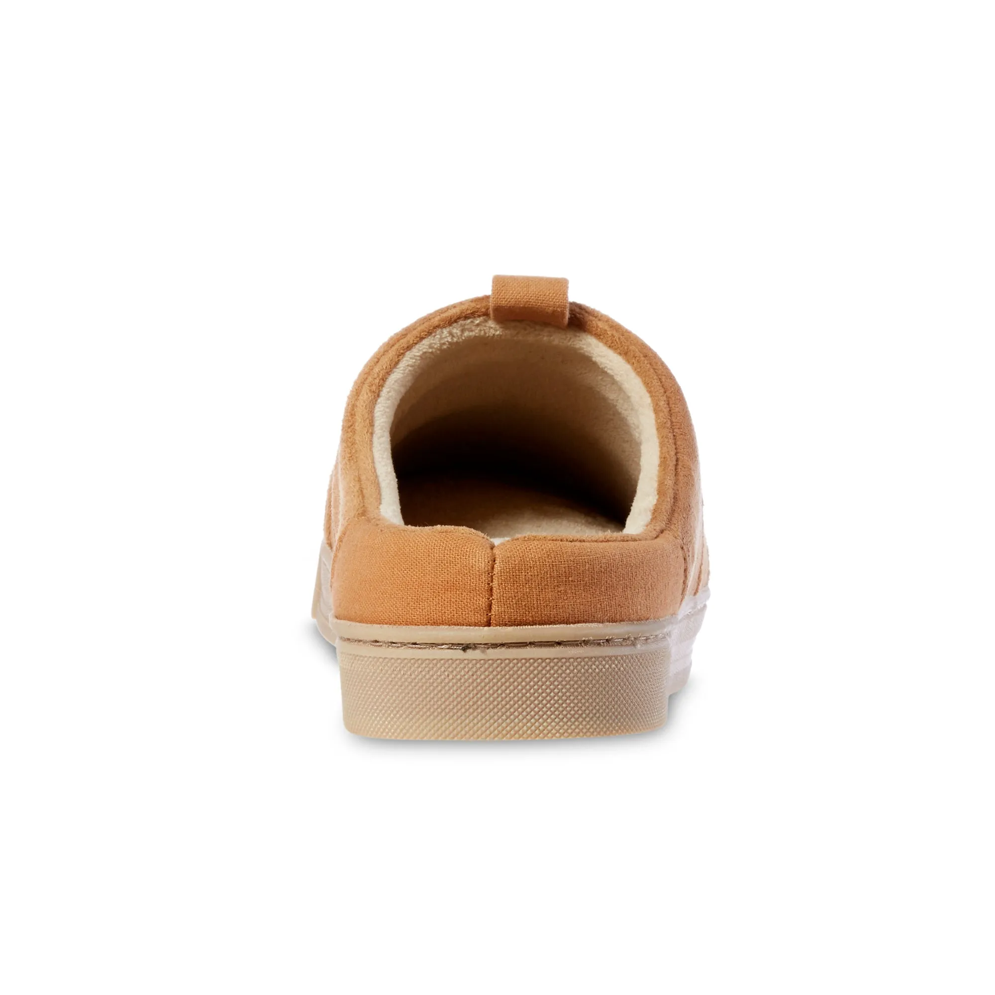 Men's Canvas Emmett Clog Slippers With Microsuede And Memory Foam