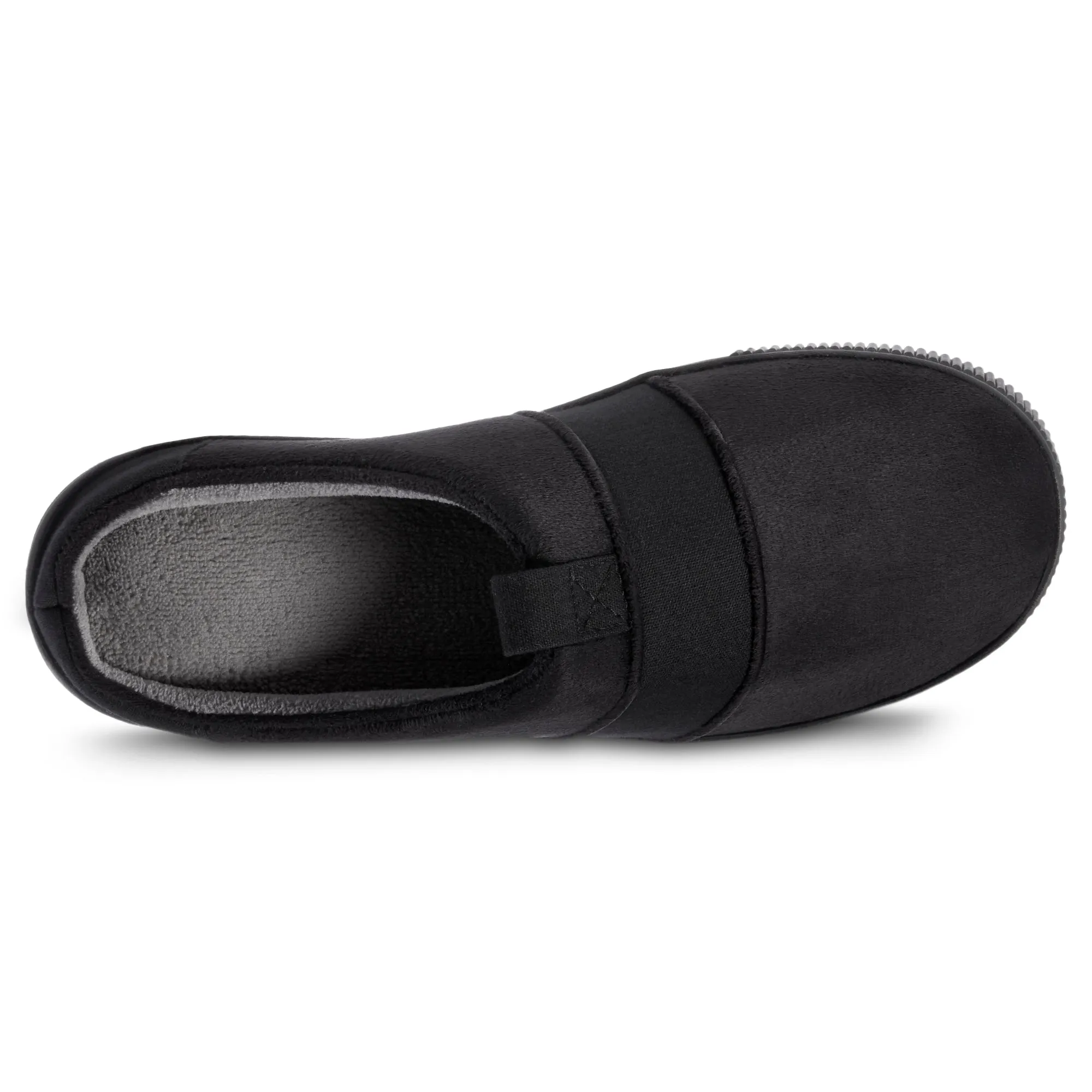 Men's Canvas Emmett Clog Slippers With Microsuede And Memory Foam